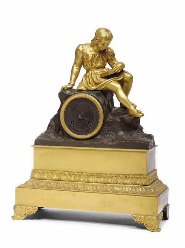 OROLOGIO DA TAVOLO, FRANCIA, PRIMA META' SECOLO XIX