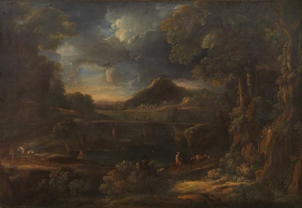 Scuola romana, sec. XVII  - Asta INTERNI - Poggio Bracciolini Casa d'Aste