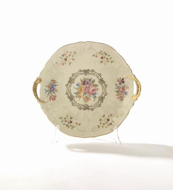 VASSOIO, MANIFATTURA ROSENTHAL, GERMANIA, SECOLO XX  - Asta INTERNI - Poggio Bracciolini Casa d'Aste