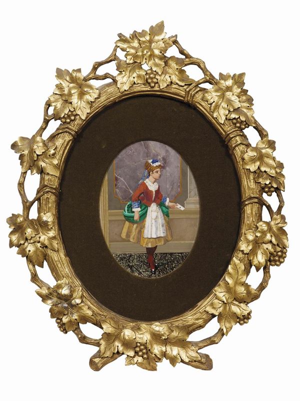 COPPIA DI PLACCHE, FIRENZE, FINE SECOLO XIX