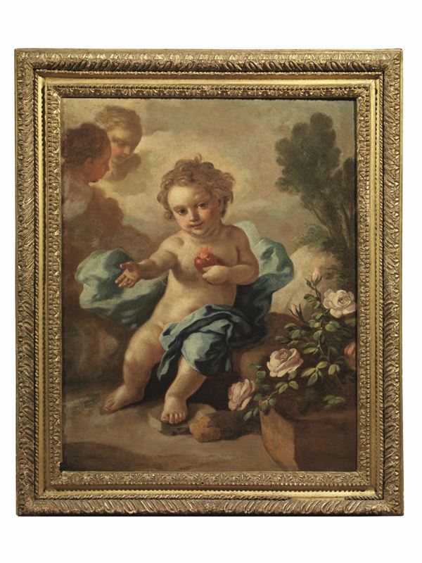 Scuola napoletana, sec. XVIII  - Asta INTERNI - Poggio Bracciolini Casa d'Aste