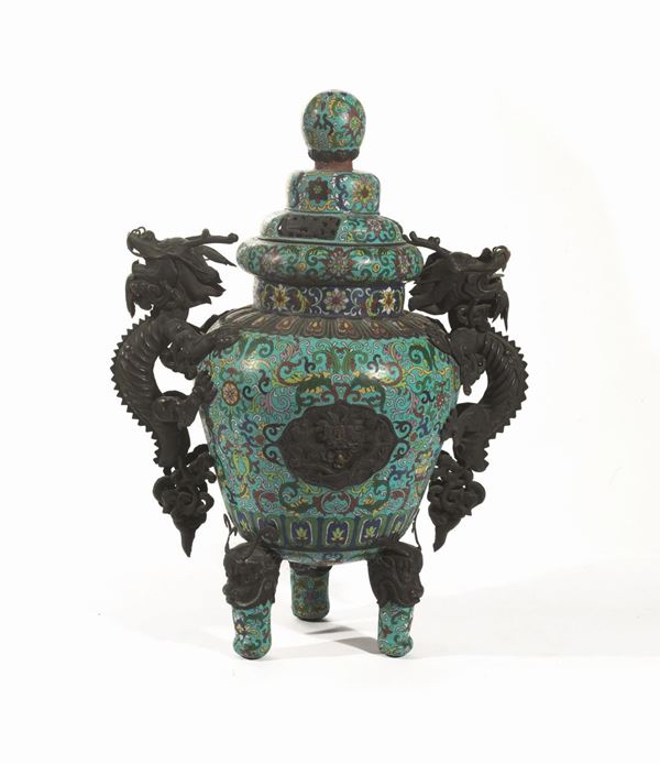 INCENSIERE CLOISONN&Eacute;, CINA, SEC. XX&nbsp;&nbsp;&nbsp;&nbsp;&nbsp;&nbsp;&nbsp;&nbsp;&nbsp;&nbsp;&nbsp;&nbsp;&nbsp;&nbsp;&nbsp;&nbsp;&nbsp;&nbsp;&nbsp;&nbsp;&nbsp;&nbsp;&nbsp;&nbsp;&nbsp;&nbsp;&nbsp;&nbsp;&nbsp;&nbsp;&nbsp;&nbsp;&nbsp;&nbsp;&nbsp;&nbsp;&nbsp;&nbsp;