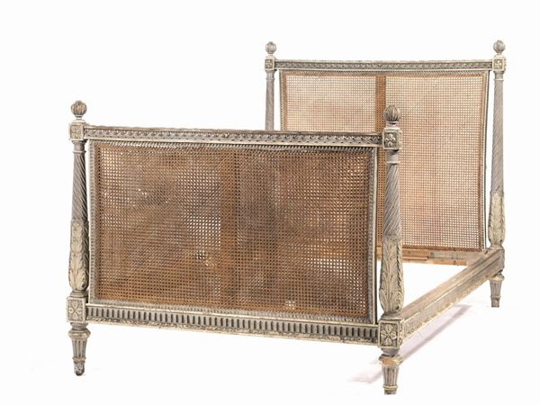LETTO, STILE LUIGI XVI, SECOLO XVIII  - Asta INTERNI - Poggio Bracciolini Casa d'Aste