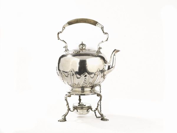 SAMOVAR, LONDRA, 1893, ARGENTIERI WILLIAM GIBSON E JOHN LANGMAN