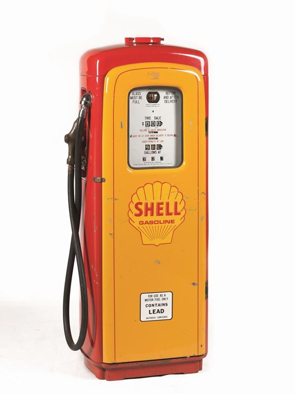 POMPA DI BENZINA SHELL, ANNI '50