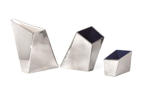 TRE VASI, DESIGN DRIADE KOSMO, SEC. XX                                                        