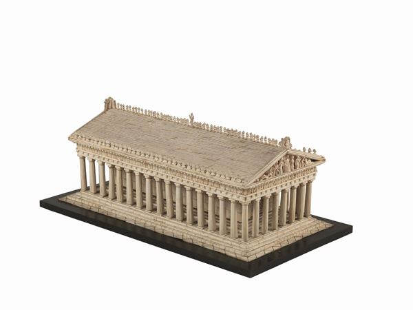 MODELLO DI TEMPIO, SEC. XVIII  - Asta INTERNI - Poggio Bracciolini Casa d'Aste