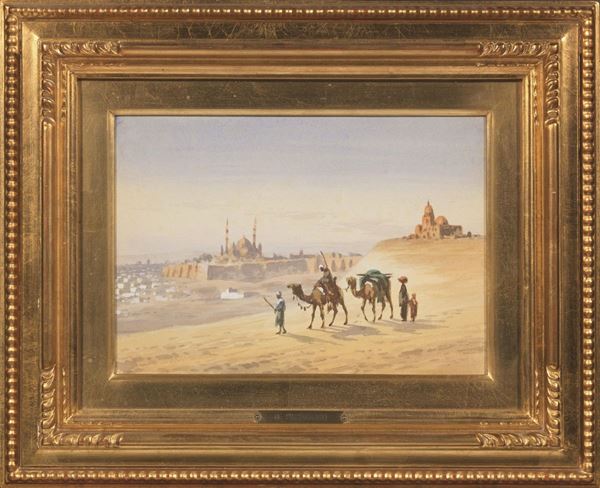 Attribuito a Giuseppe Signorini&nbsp;&nbsp;  - Asta INTERNI - Poggio Bracciolini Casa d'Aste