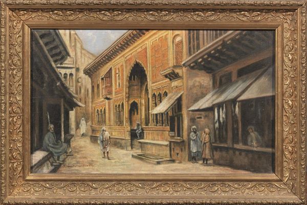 Pttore orientalista, sec. XX  - Asta INTERNI - Poggio Bracciolini Casa d'Aste