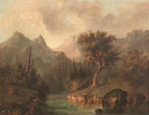 Scuola del sec. XIX&nbsp;&nbsp;&nbsp;&nbsp;&nbsp;&nbsp;&nbsp;  - Asta INTERNI - Poggio Bracciolini Casa d'Aste