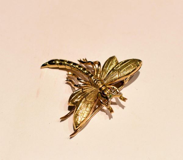 SPILLA IN ORO GIALLO