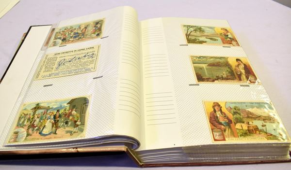 Album con trecento biglietti pubblicitari  - Asta GIOIELLI, ARREDI D'ANTIQUARIATO, DIPINTI E SCULTURE - Poggio Bracciolini Casa d'Aste
