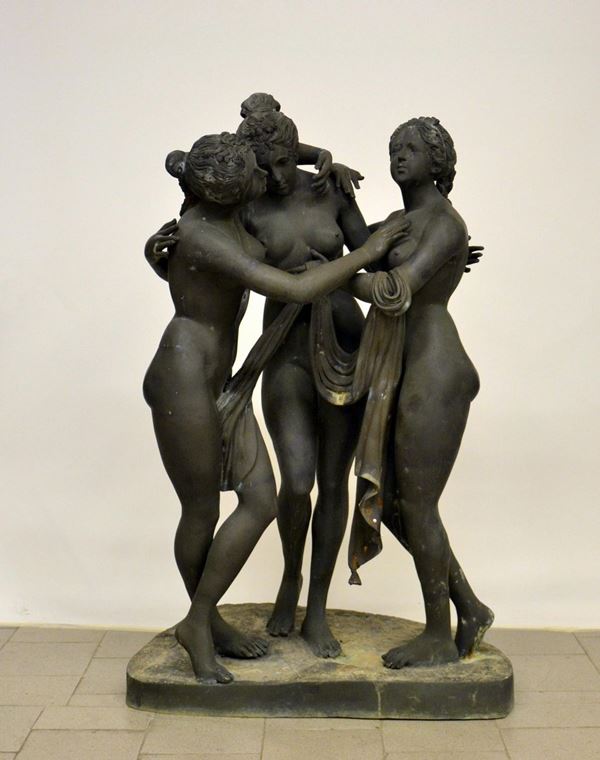 Gruppo, sec. XX,  - Asta GIOIELLI, ARREDI D'ANTIQUARIATO, DIPINTI E SCULTURE - Poggio Bracciolini Casa d'Aste