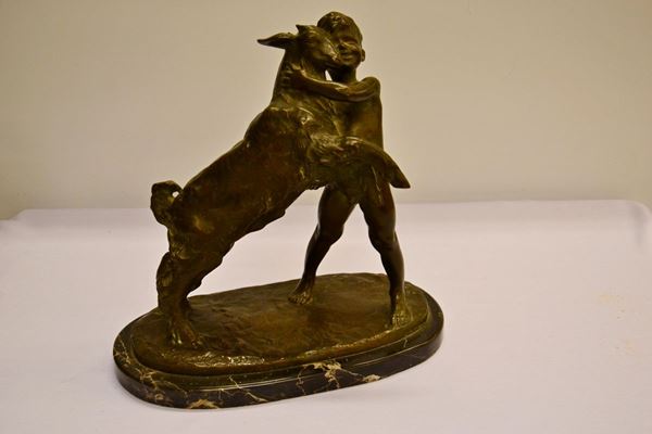 Scultura, inizi sec. XX, in bronzo