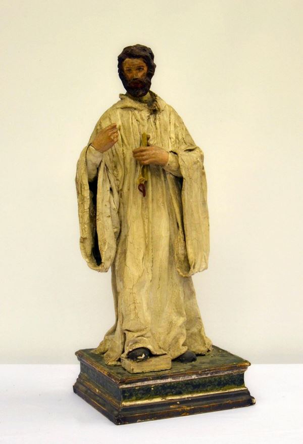 Scultura, sec. XVIII, in cartapesta,