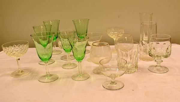 LOTTO DI CENTOVENTICINQUE BICCHIERI