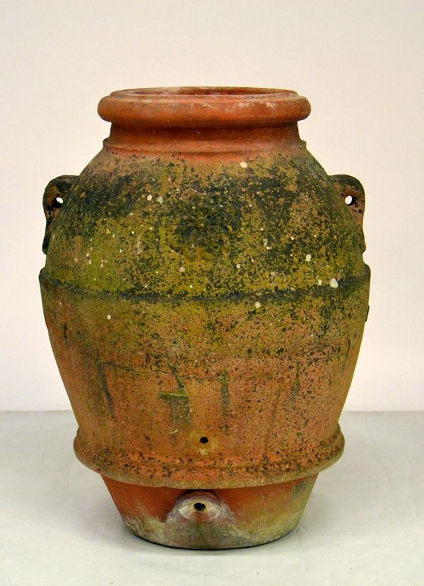 Orcio, sec. XIX, manifattura Vanni, Impruneta,  - Asta GIOIELLI, ARREDI D'ANTIQUARIATO, DIPINTI E SCULTURE - Poggio Bracciolini Casa d'Aste