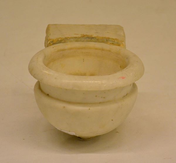 Acquasantiera, sec. XIX,  - Asta GIOIELLI, ARREDI D'ANTIQUARIATO, DIPINTI E SCULTURE - Poggio Bracciolini Casa d'Aste