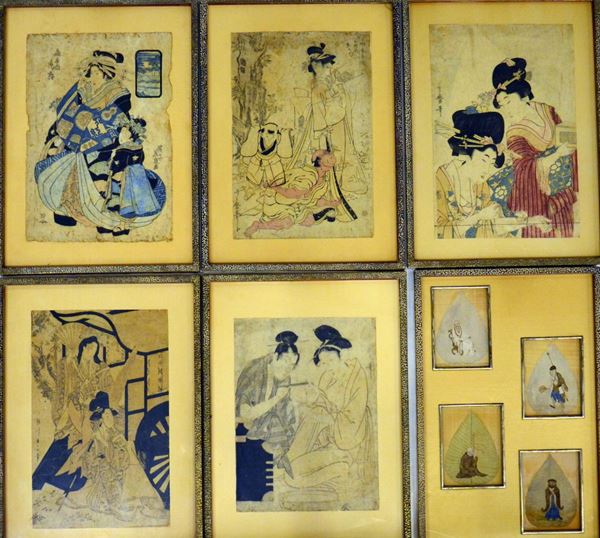 Scuola orientale, inizi sec. XX  - Asta GIOIELLI, ARREDI D'ANTIQUARIATO, DIPINTI E SCULTURE - Poggio Bracciolini Casa d'Aste
