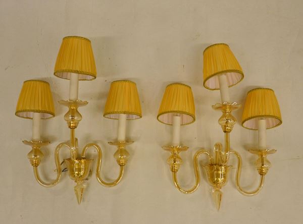 Coppia di applique, anni '80,