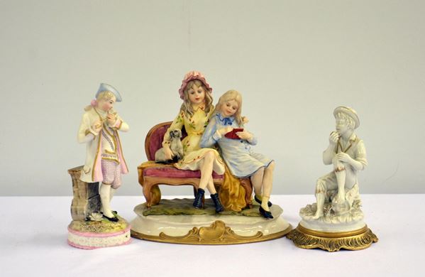 Tre sculture, sec. XX,