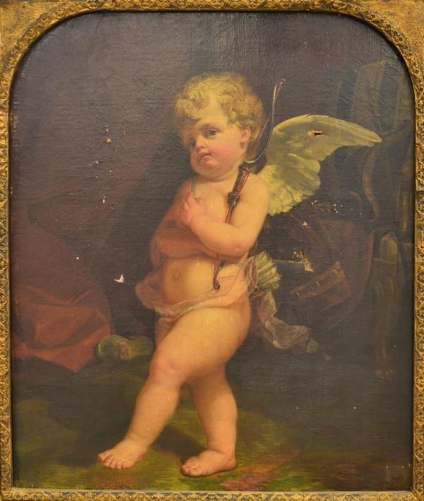 Scuola francese, sec. XIX  - Asta GIOIELLI, ARREDI D'ANTIQUARIATO, DIPINTI E SCULTURE - Poggio Bracciolini Casa d'Aste