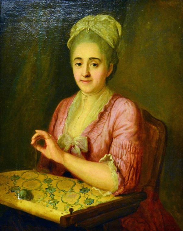 Scuola nordeuropea, sec. XVIII  - Asta GIOIELLI, ARREDI D'ANTIQUARIATO, DIPINTI E SCULTURE - Poggio Bracciolini Casa d'Aste