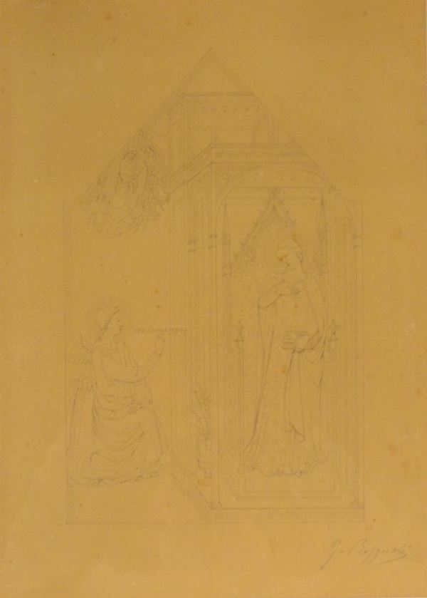 Giuseppe Bezzuoli  - Asta GIOIELLI, ARREDI D'ANTIQUARIATO, DIPINTI E SCULTURE - Poggio Bracciolini Casa d'Aste