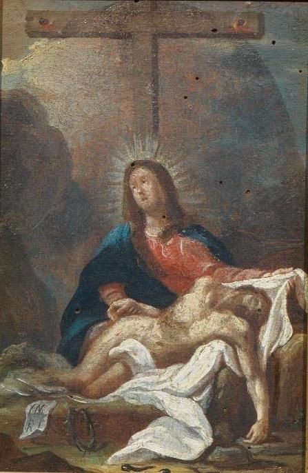 Scuola italiana, sec. XVII  - Asta GIOIELLI, ARREDI D'ANTIQUARIATO, DIPINTI E SCULTURE - Poggio Bracciolini Casa d'Aste