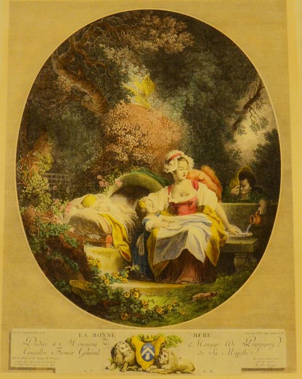 Scuola francese, sec. XIX  - Asta GIOIELLI, ARREDI D'ANTIQUARIATO, DIPINTI E SCULTURE - Poggio Bracciolini Casa d'Aste