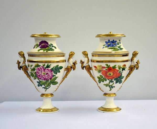 Due vasi gelatiera, fine sec. XIX,