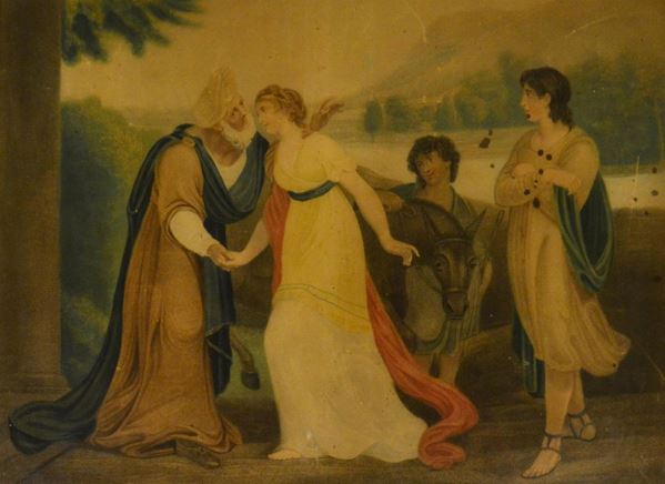 Scuola francese, sec. XIX  - Asta GIOIELLI, ARREDI D'ANTIQUARIATO, DIPINTI E SCULTURE - Poggio Bracciolini Casa d'Aste