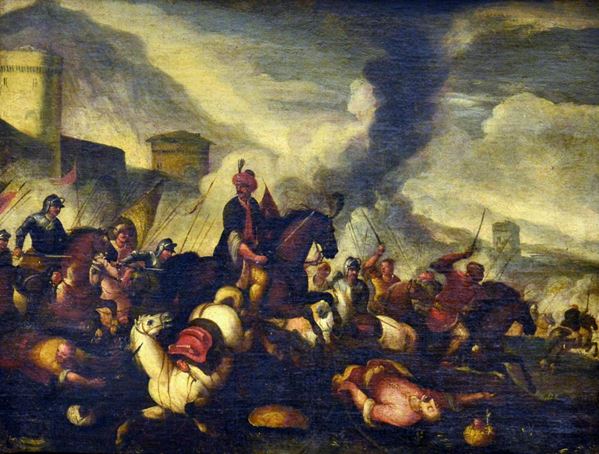 Scuola del sec. XVIII  - Asta GIOIELLI, ARREDI D'ANTIQUARIATO, DIPINTI E SCULTURE - Poggio Bracciolini Casa d'Aste