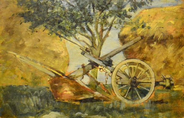 Scuola toscana, sec. XX  - Asta GIOIELLI, ARREDI D'ANTIQUARIATO, DIPINTI E SCULTURE - Poggio Bracciolini Casa d'Aste