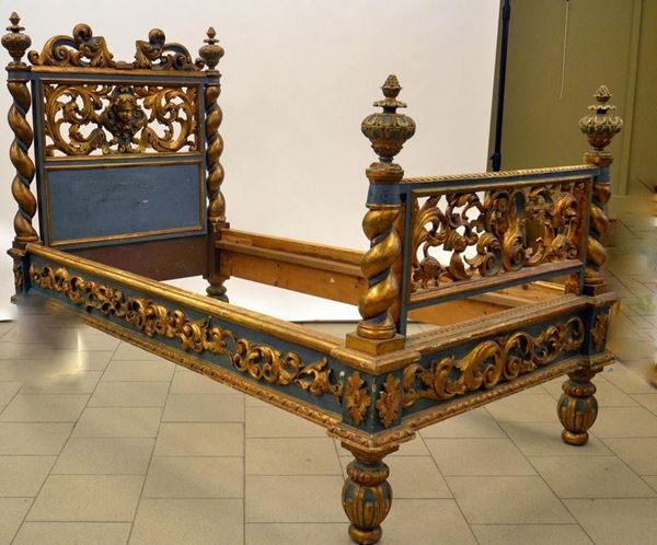 LETTO IN STILE SEICENTESCO, TOSCANA SECOLO XIX&nbsp;&nbsp;&nbsp;&nbsp;&nbsp;&nbsp;&nbsp;&nbsp;&nbsp;&nbsp;&nbsp;&nbsp;&nbsp;&nbsp;&nbsp;&nbsp;&nbsp;&nbsp;&nbsp;&nbsp;&nbsp;&nbsp;&nbsp;&nbsp;&nbsp;&nbsp;&nbsp;&nbsp;