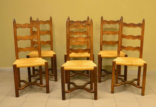 Sei sedie, sec. XX, in legno con&nbsp;&nbsp;&nbsp;&nbsp;&nbsp;&nbsp;&nbsp;&nbsp;&nbsp;&nbsp;&nbsp;&nbsp;&nbsp;&nbsp;&nbsp;&nbsp;&nbsp;&nbsp;&nbsp;&nbsp;&nbsp;&nbsp;&nbsp;&nbsp;&nbsp;&nbsp;&nbsp;&nbsp;&nbsp;&nbsp;&nbsp;&nbsp;&nbsp;&nbsp;&nbsp;&nbsp;&nbsp;&nbsp;&nbsp;&nbsp;&nbsp;&nbsp;