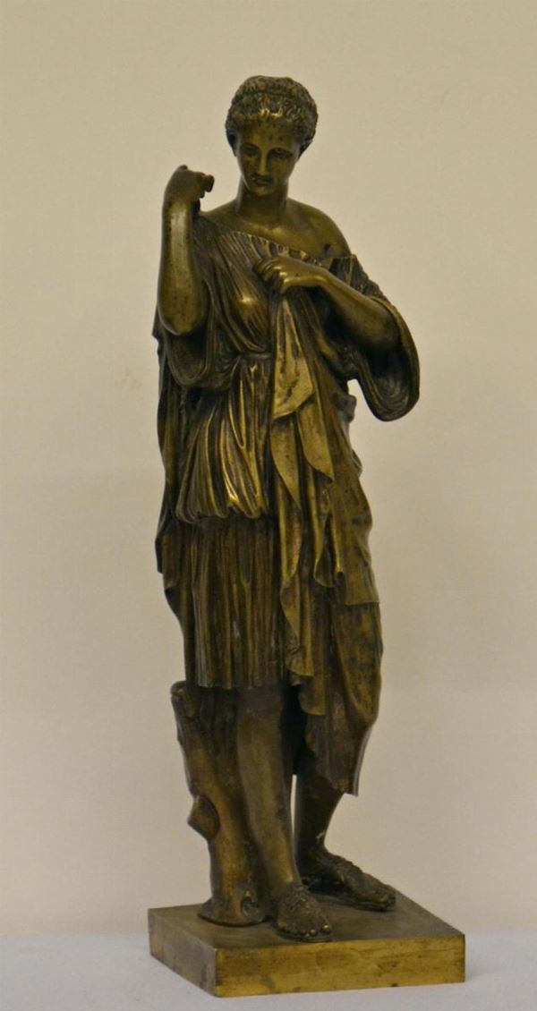 Scultura, sec. XX, in bronzo, raffigurante