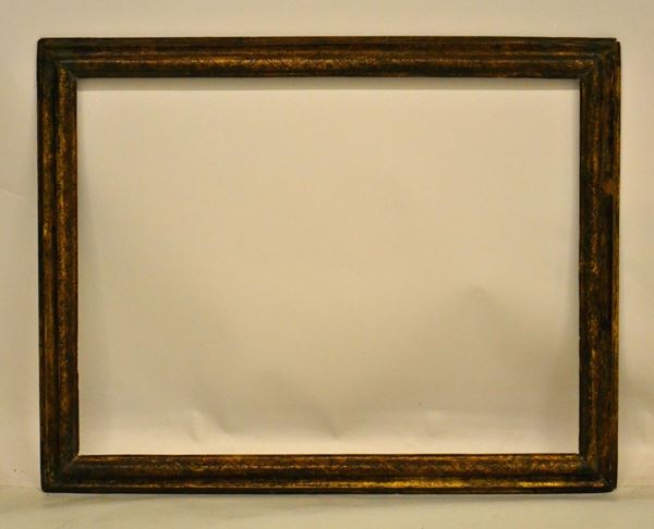 Cornice, sec. XVIII, in legno laccato,