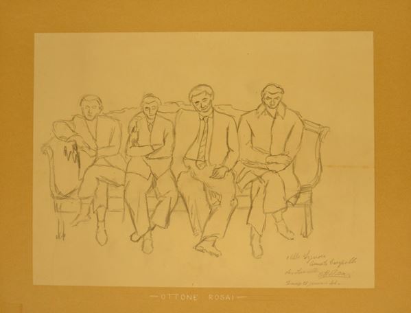 Ottone Rosai  - Asta GIOIELLI, SCULTURE, DIPINTI, ARREDI E OGGETTI D'ARTE - Poggio Bracciolini Casa d'Aste