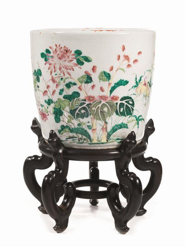GIARDINIERA, CINA, SEC. XIX  - Asta GIOIELLI, SCULTURE, DIPINTI, ARREDI E OGGETTI D'ARTE - Poggio Bracciolini Casa d'Aste