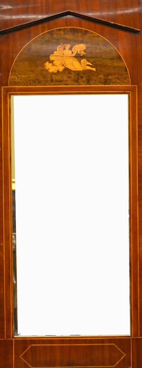 Specchiera, Inghilterra, sec. XIX, entro cornice