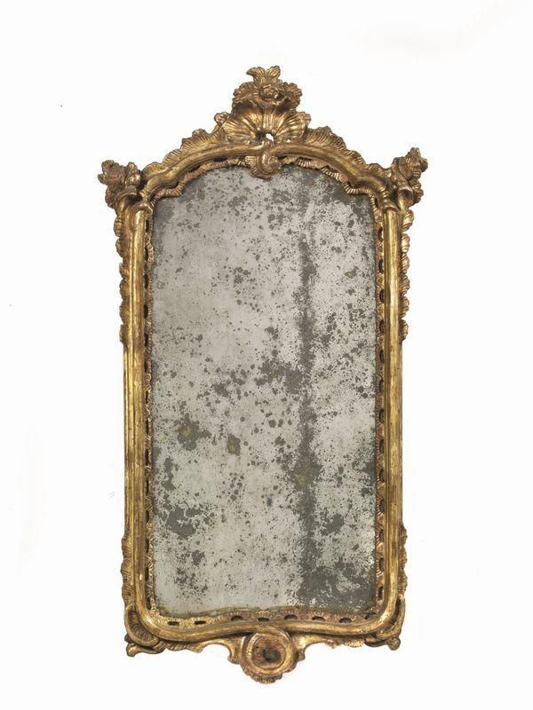 SPECCHIERA, ITALIA SETTENTRIONALE, SECOLO XVIII                             - Asta GIOIELLI, SCULTURE, DIPINTI, ARREDI E OGGETTI D'ARTE - Poggio Bracciolini Casa d'Aste