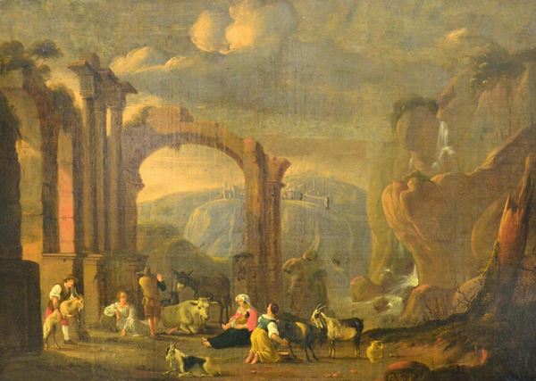 Scuola nord europea, sec. XVIII  - Asta GIOIELLI, SCULTURE, DIPINTI, ARREDI E OGGETTI D'ARTE - Poggio Bracciolini Casa d'Aste