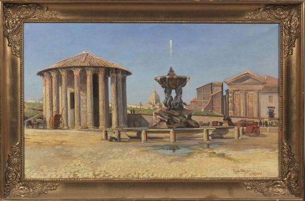 Scuola del sec. XIX  - Asta GIOIELLI, SCULTURE, DIPINTI, ARREDI E OGGETTI D'ARTE - Poggio Bracciolini Casa d'Aste