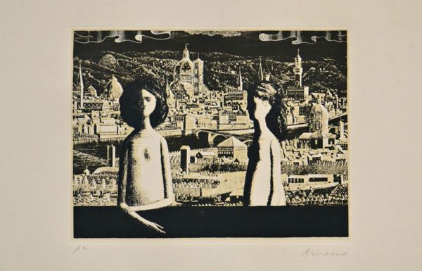 Antonio Bueno  - Asta GIOIELLI, SCULTURE, DIPINTI, ARREDI E OGGETTI D'ARTE - Poggio Bracciolini Casa d'Aste