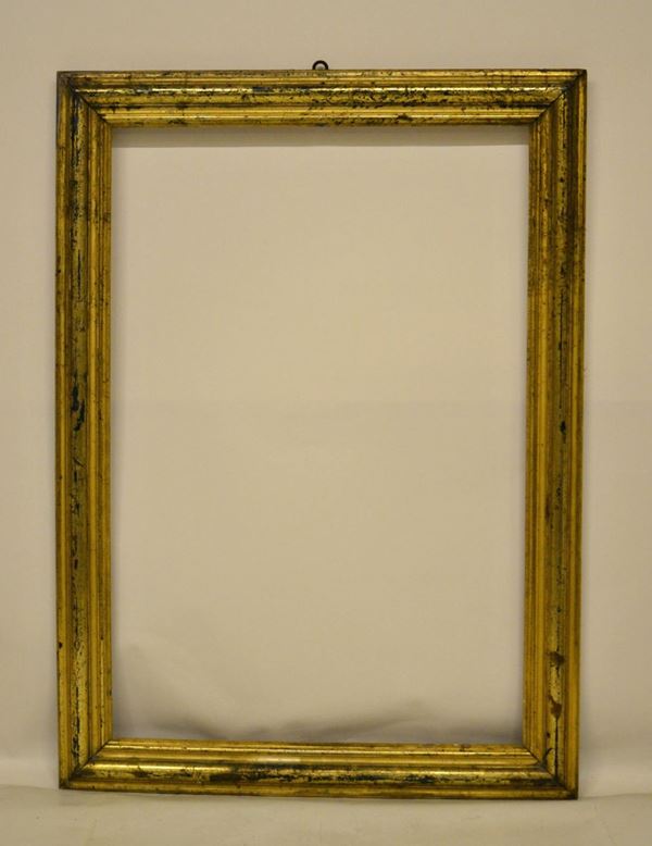 Cornice, sec. XIX, in legno laccato,