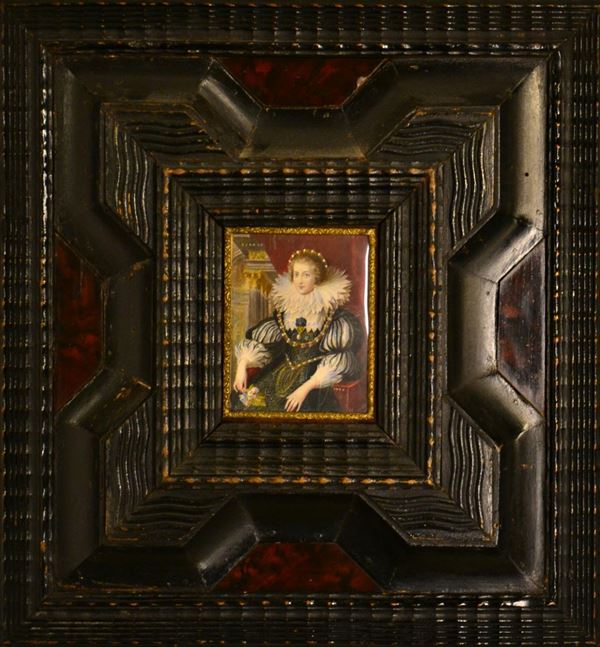 Scuola francese, sec. XIX  - Asta GIOIELLI, SCULTURE, DIPINTI, ARREDI E OGGETTI D'ARTE - Poggio Bracciolini Casa d'Aste