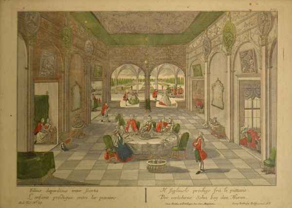 Scuola del sec. XIX  - Asta GIOIELLI, SCULTURE, DIPINTI, ARREDI E OGGETTI D'ARTE - Poggio Bracciolini Casa d'Aste