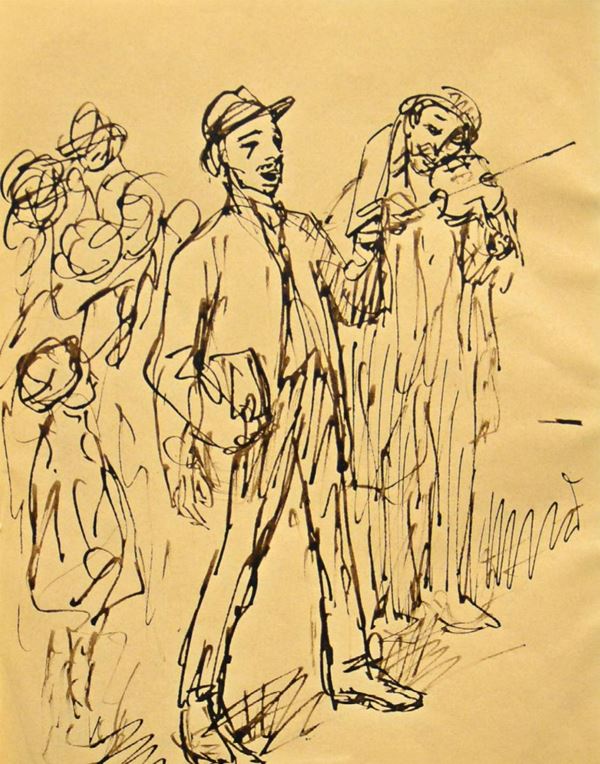 Scuola francese, fine sec. XIX  - Asta GIOIELLI, SCULTURE, DIPINTI, ARREDI E OGGETTI D'ARTE - Poggio Bracciolini Casa d'Aste