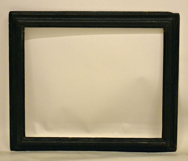 Cornice, sec. XVIII, in legno laccato,